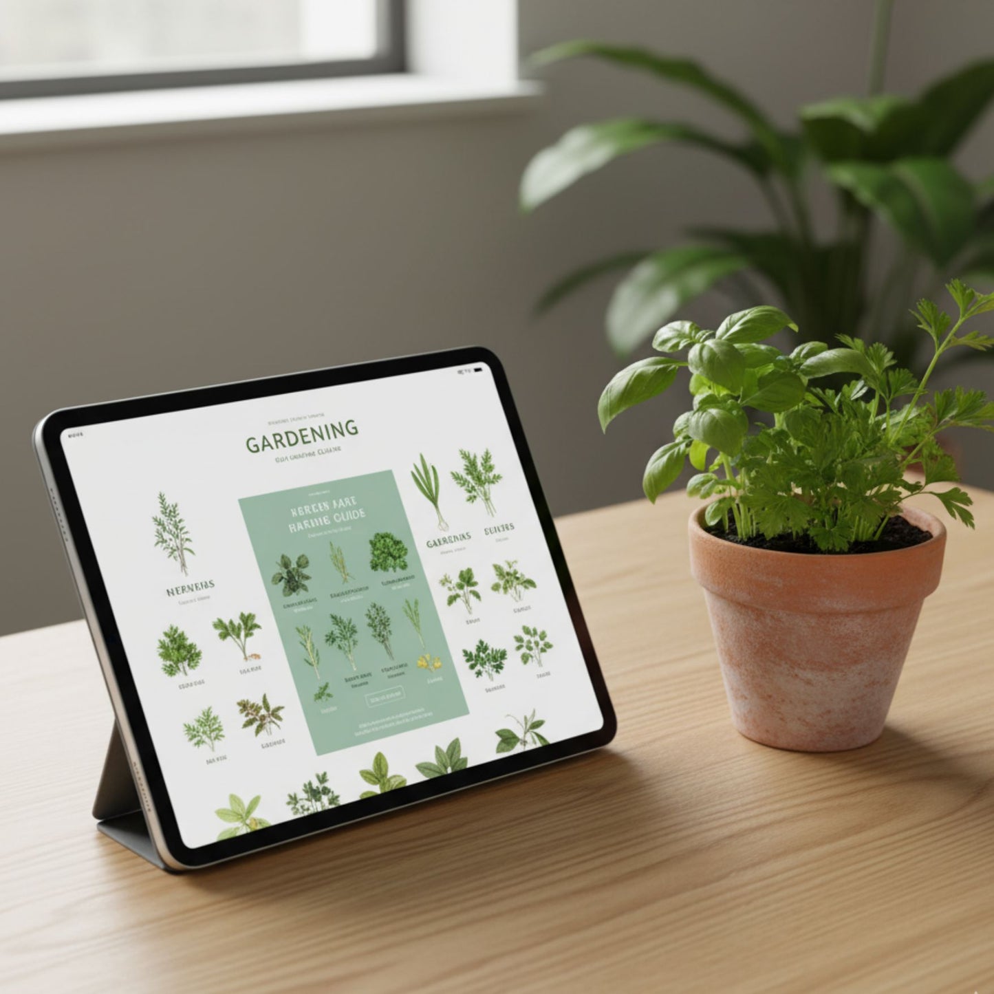 Guía digital de cultivo urbano incluida en el pack bancal de huerto urbano para terraza y jardín