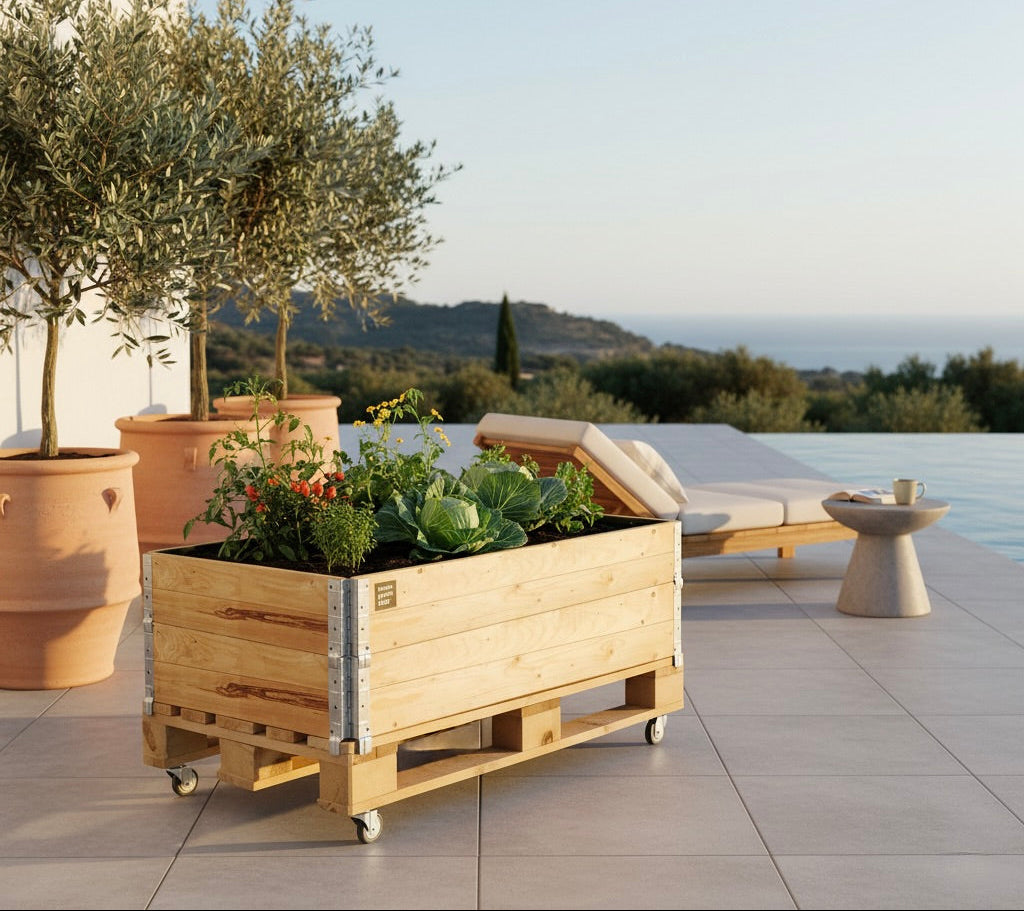 Bancal de Cultivo huerto urbano premium jardinera