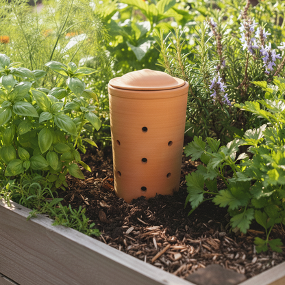 Lombricera de Jardin con medidas worm tower huerto urbano