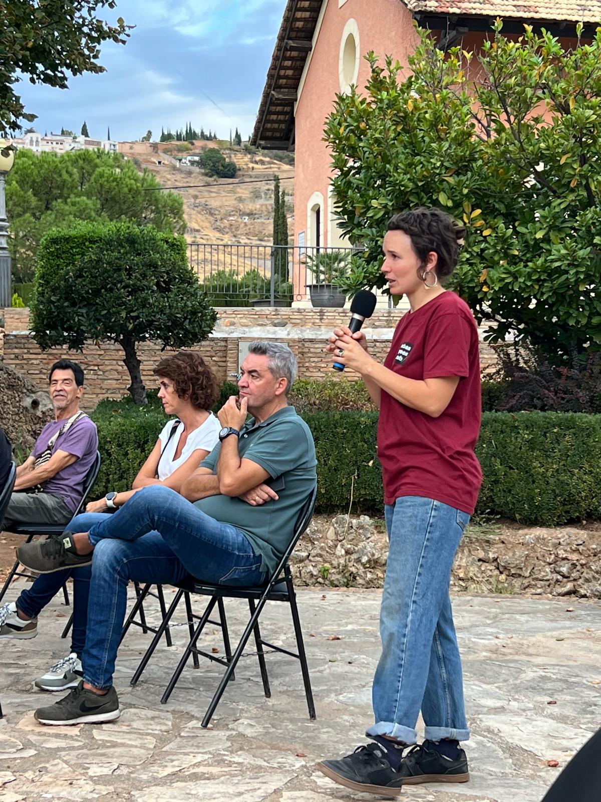 Formación sobre compostaje y biodiversidad en el Huerto Urbano de la Quinta Alegre, Huerto Urbano en Granada España