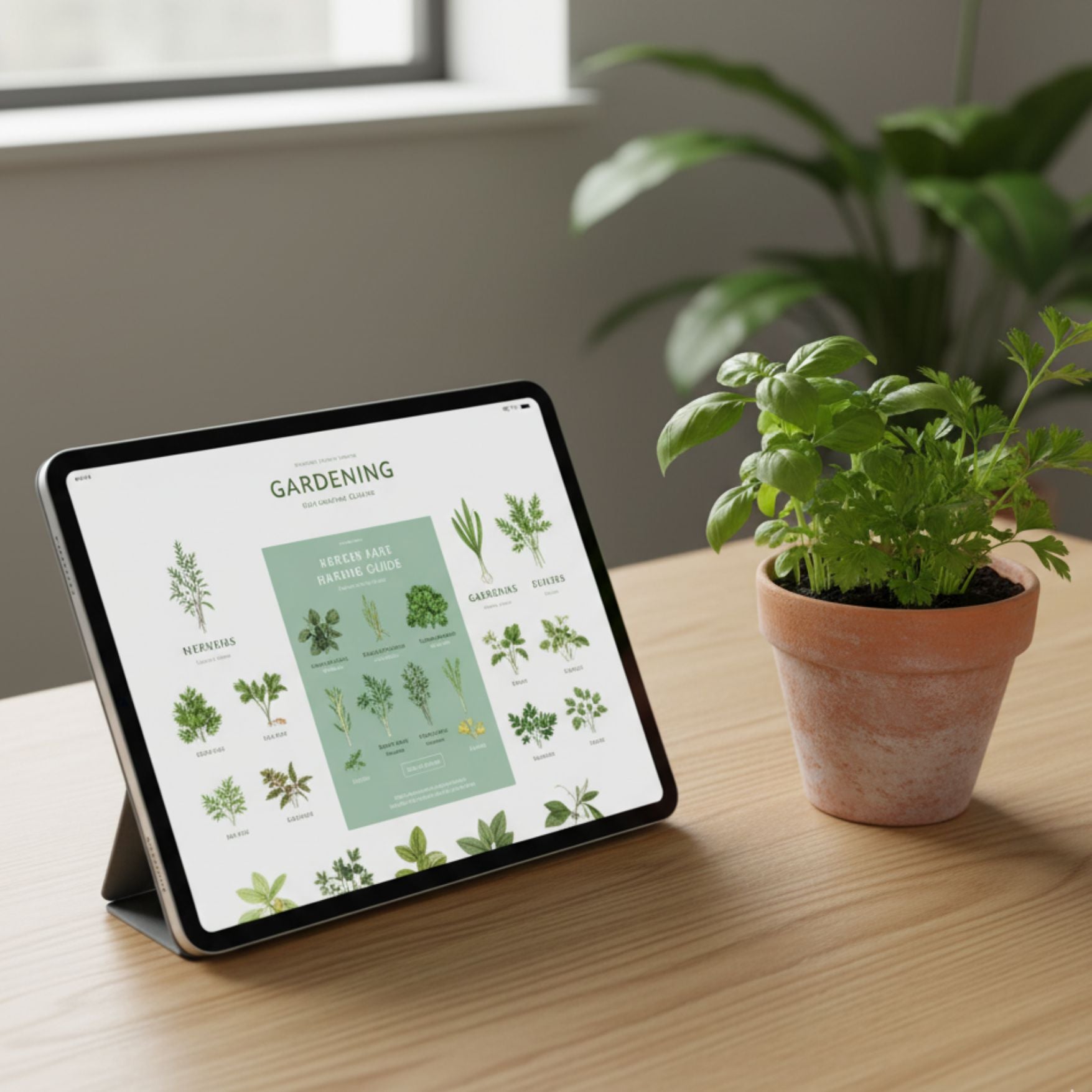 Guía digital de cultivo urbano incluida en el pack bancal de huerto urbano para terraza y jardín