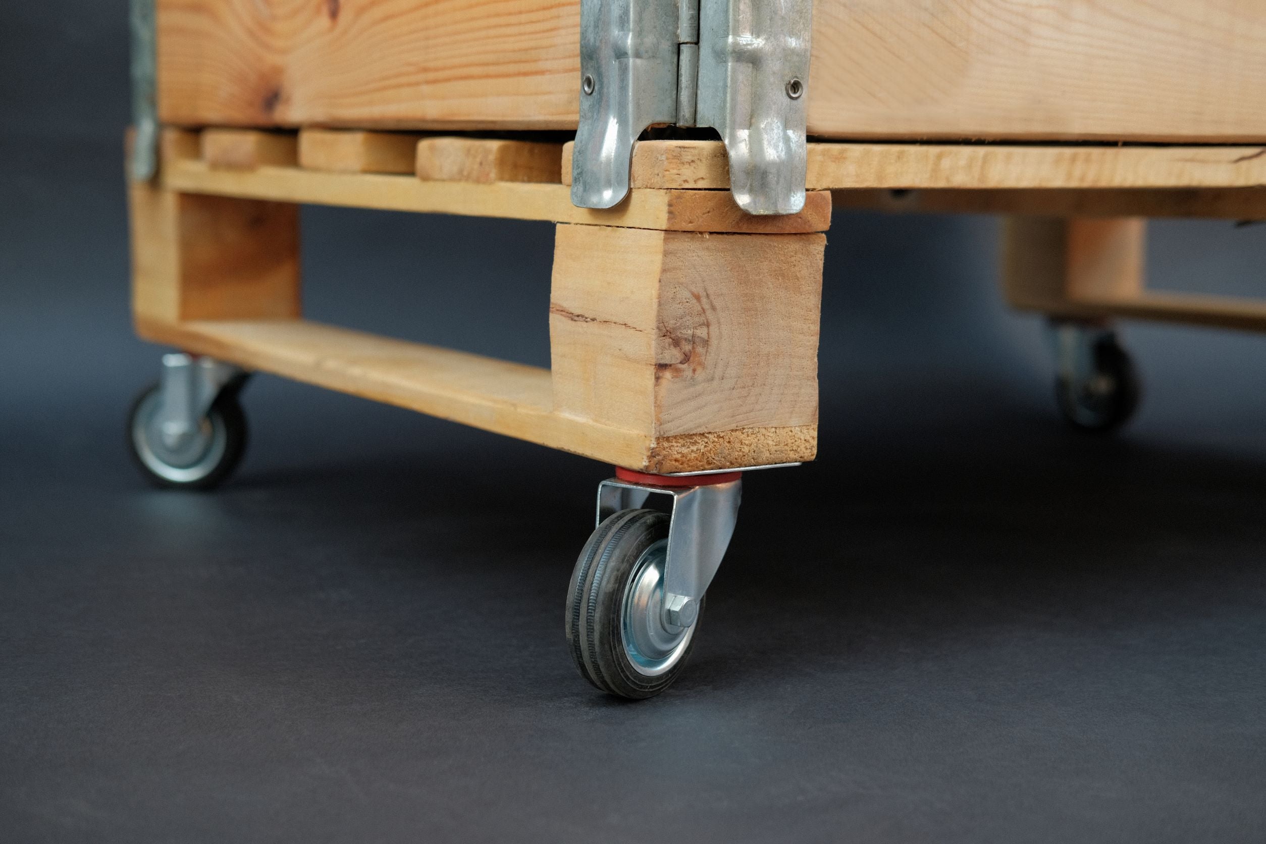 Detalle Rueda Pino huerto urbano